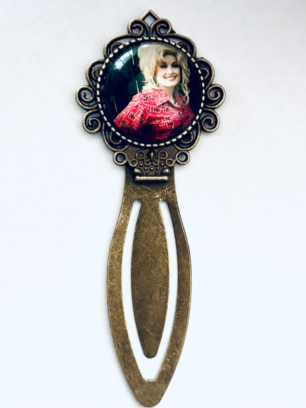 Dolly Parton Retro Style Metal Bookmark, Handmade, NWT